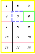 an example of a table with collapsed borders